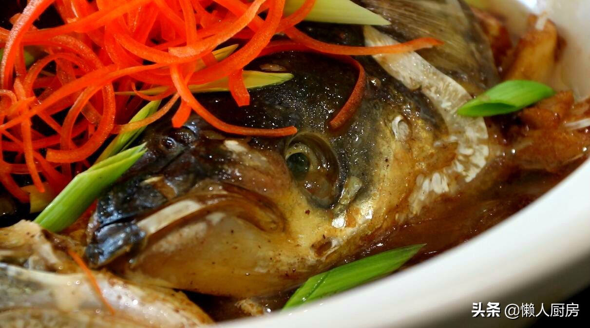 不煎鱼头汤怎么炖才能好喝,不加肉的鱼头做法