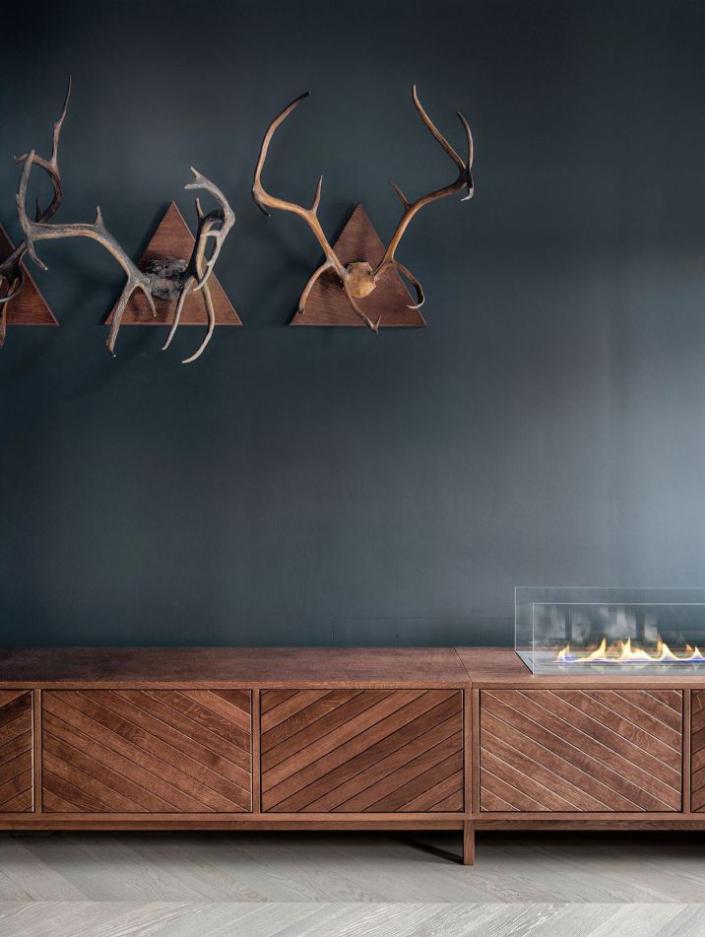 140平米北欧拼色实木风格装修,新中式田园风北欧风格装修效果图