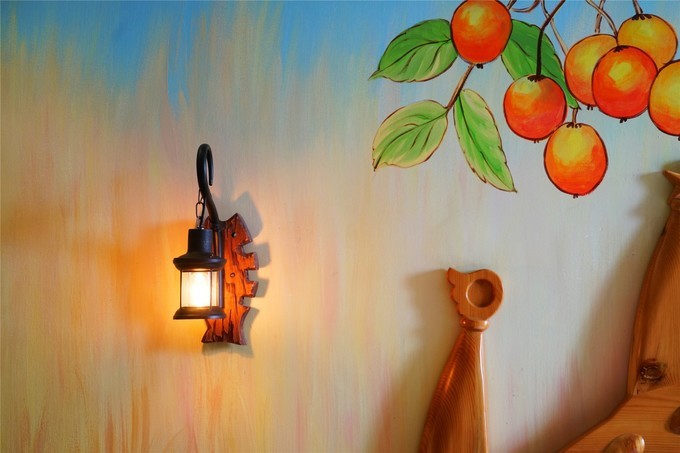 欧乐堡骑士度假酒店树屋套房厕所,欧乐堡骑士酒店树屋