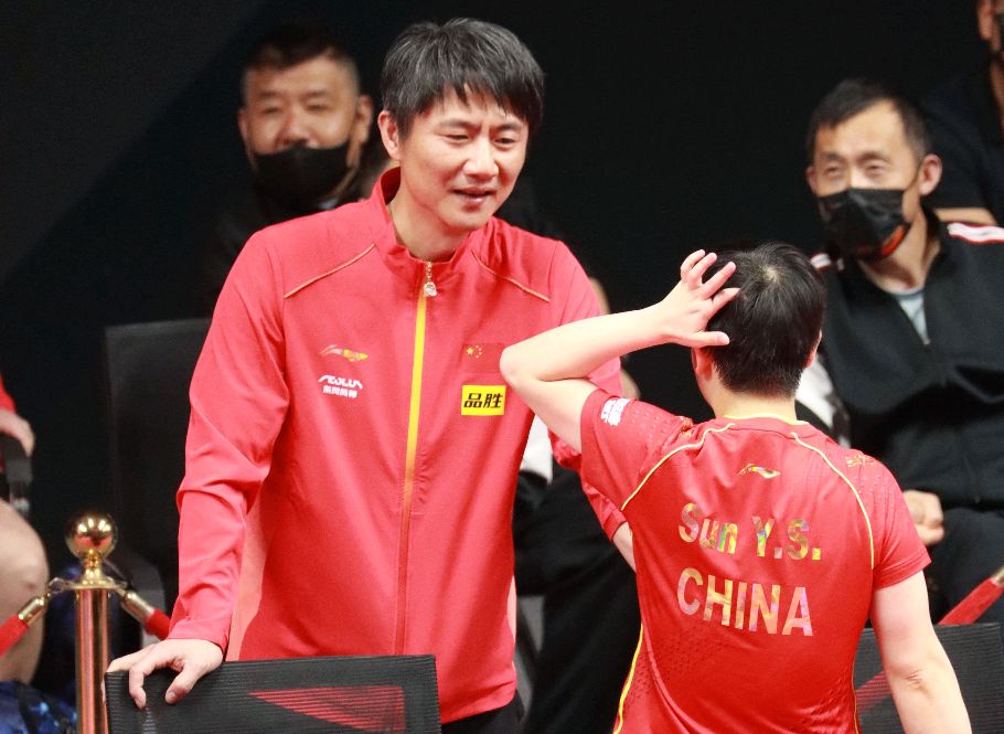 马琳担任孙颖莎教练陈梦处境怎样,孙颖莎和陈梦乒乓球决赛教练
