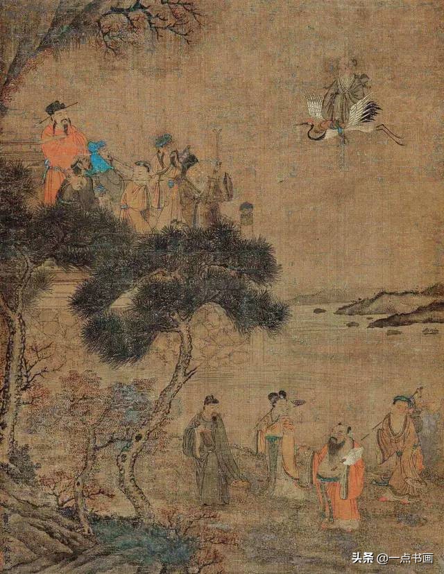 明仇英拍卖60亿的作品,明仇英桃源仙境图临摹