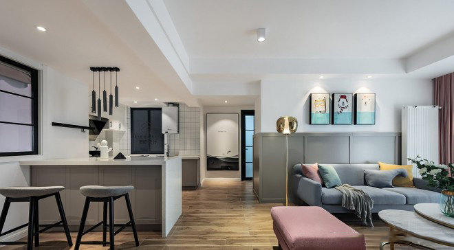 西安灞业大境户型图,灞业大境大开间装修效果图