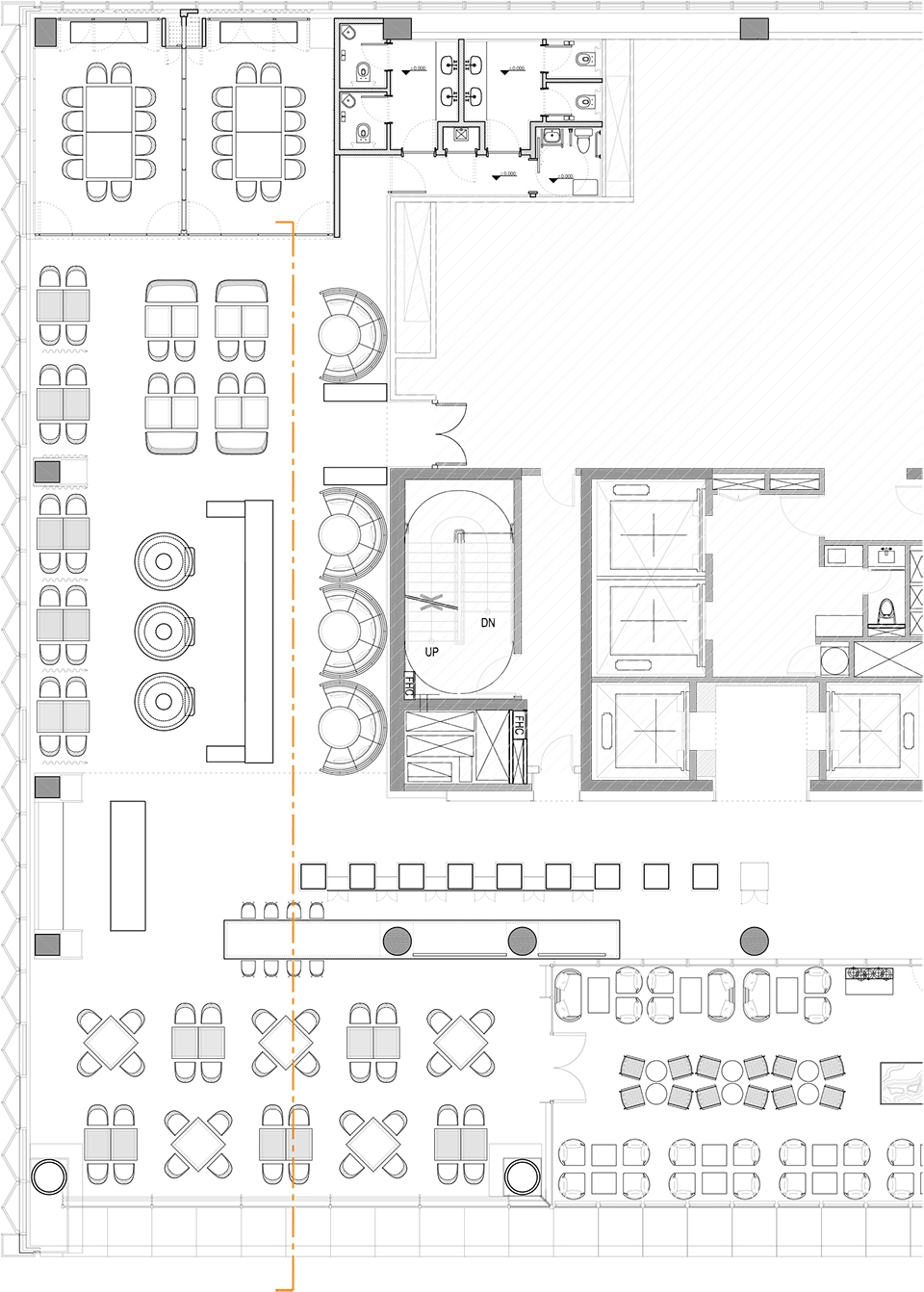 高档泰式餐厅设计案例,全季酒店自助餐厅设计