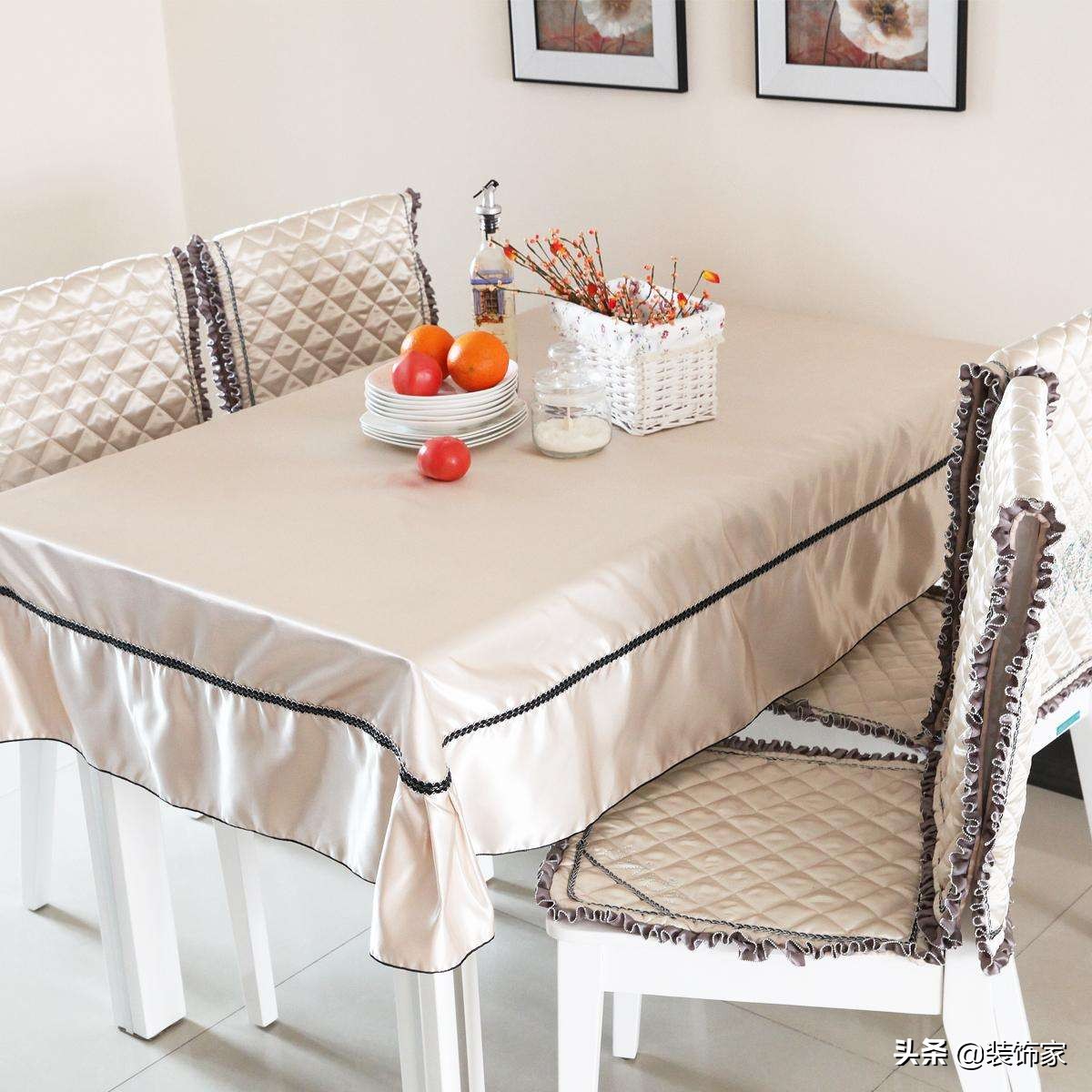 桌布样式,餐桌桌布种类及使用方法
