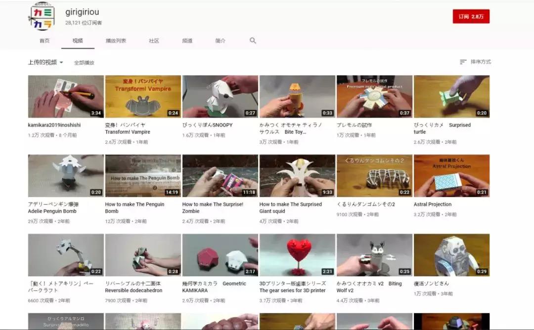 日本手工纸玩具,日本纸艺大师玩具