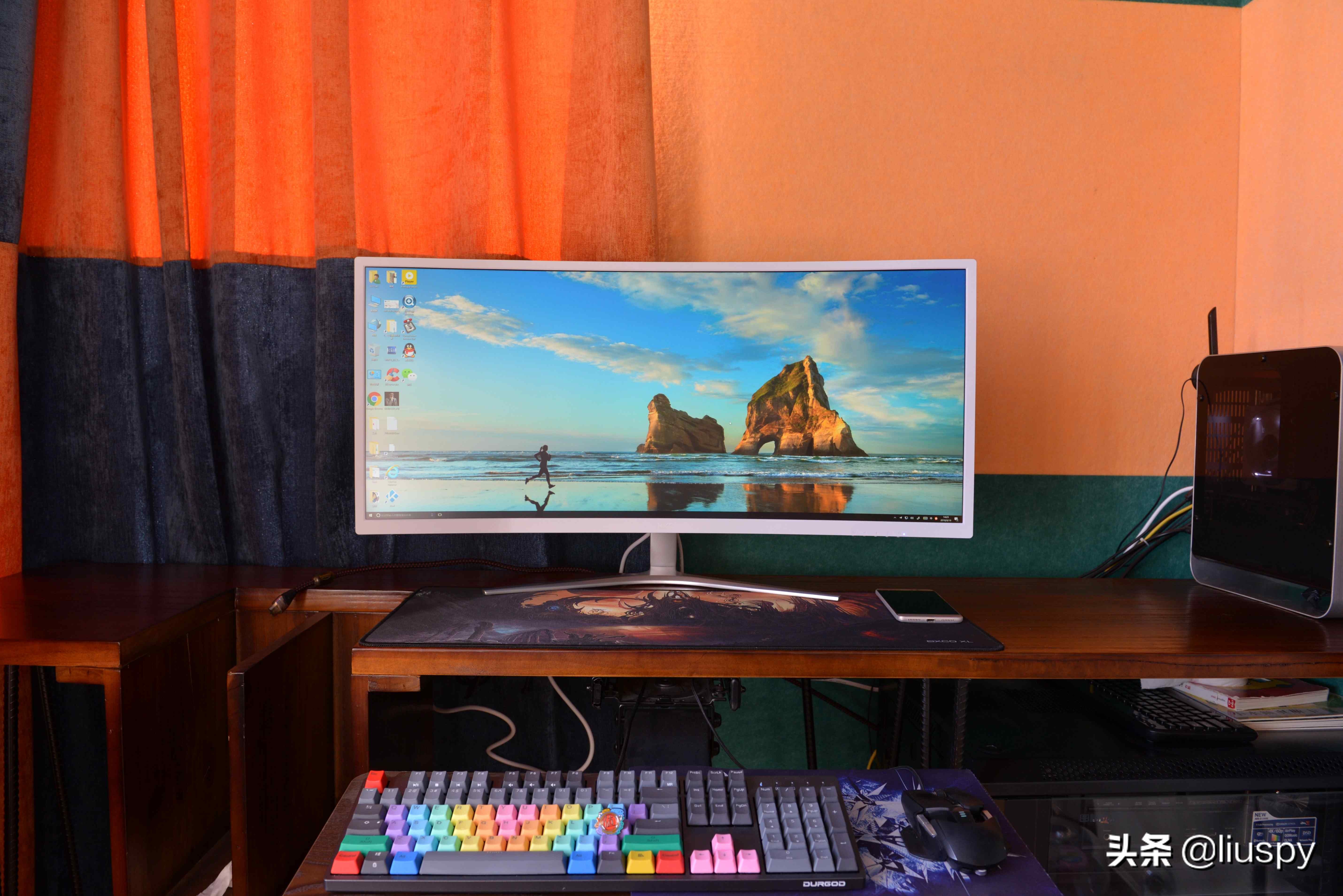 hkc34寸cg343u带鱼屏显示器评测,便宜显示器30寸