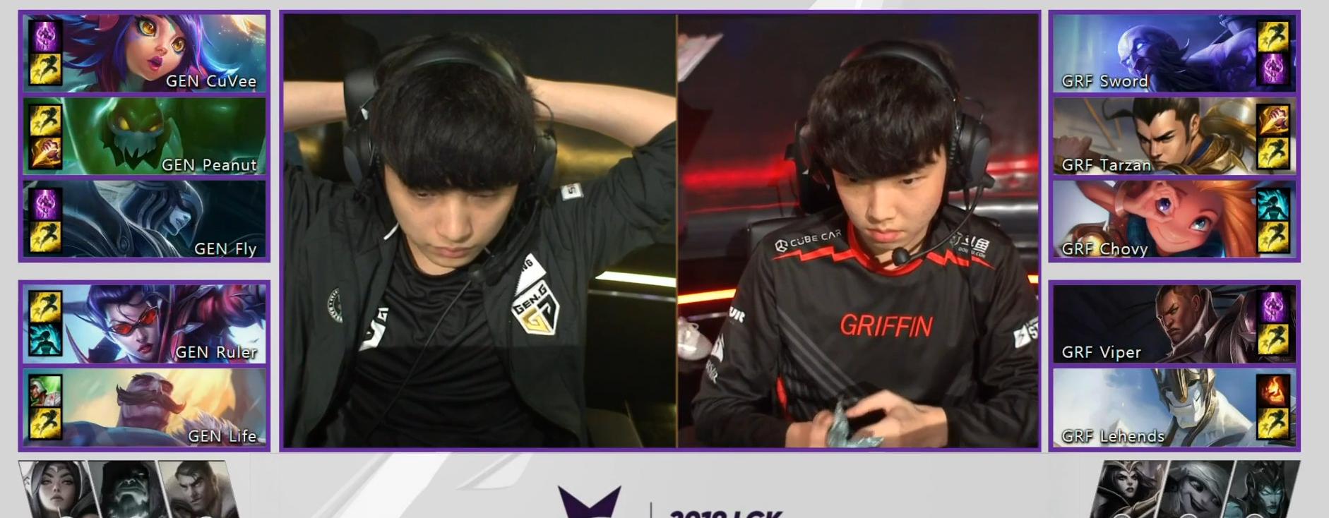 GEN.G对阵GRF赛事复盘,四保一发威,尺帝梦回S7