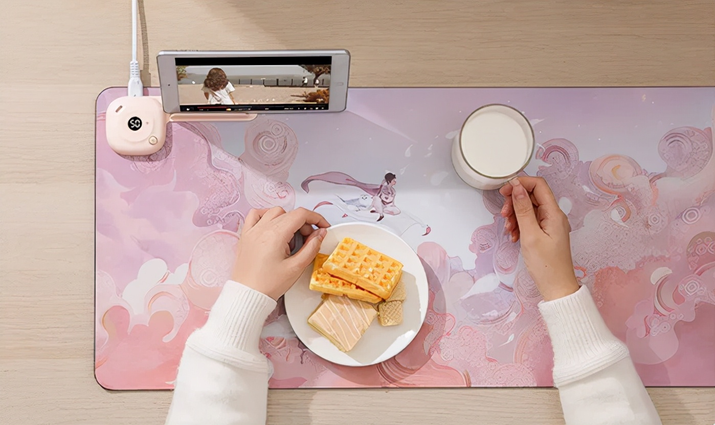 冬天写字暖手字母桌垫,冬天写字暖手桌垫高级感