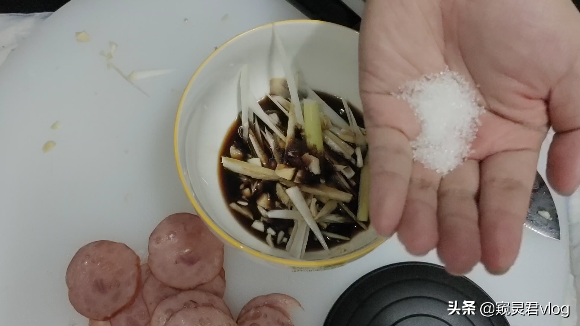 超下饭的凉拌火腿,凉拌素火腿最简单的做法