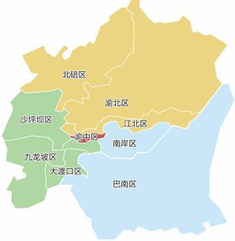 重庆市主城都市区地图,2022重庆主城都市区面积及人口