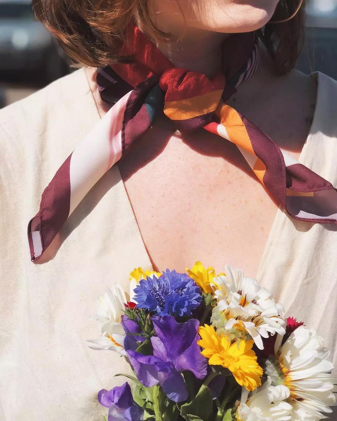 一学就会的丝巾五种系法,大长款丝巾的花样系法大全