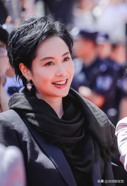 朱茵短发造型大全,朱茵短发复古造型