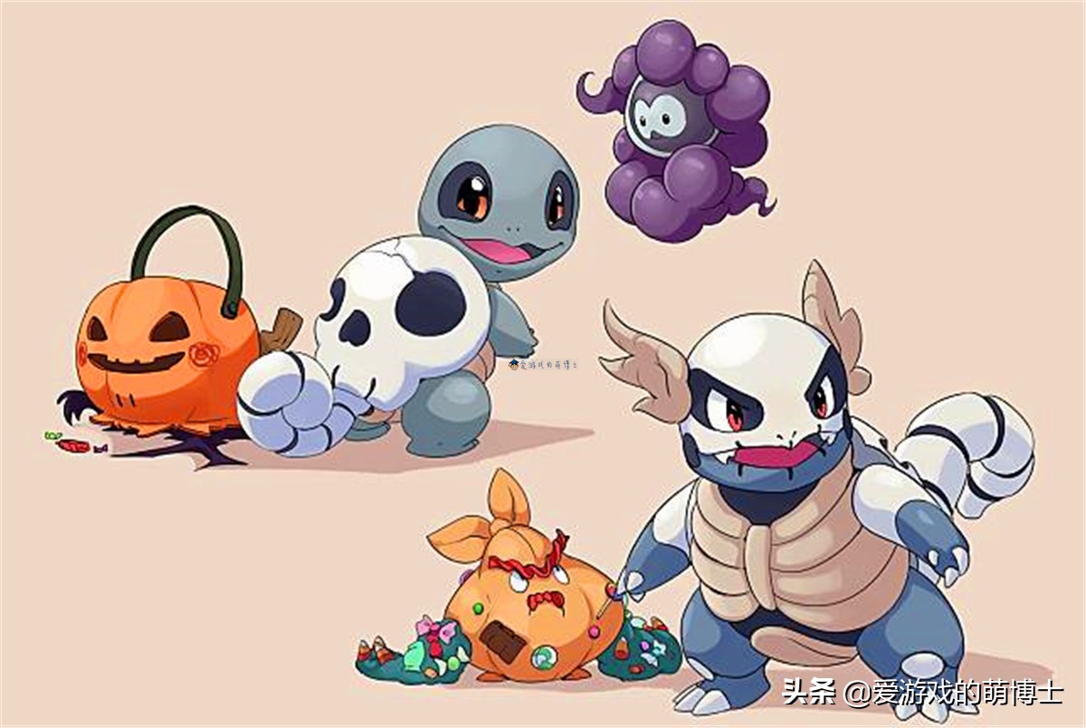 宝可梦杰尼龟几级进化成水箭龟,宝可梦杰尼龟黑色