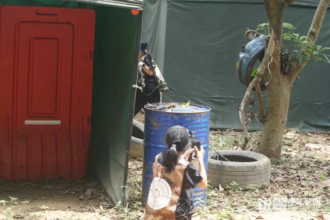 东莞锐警少年警训之南栅小学安全教育活动