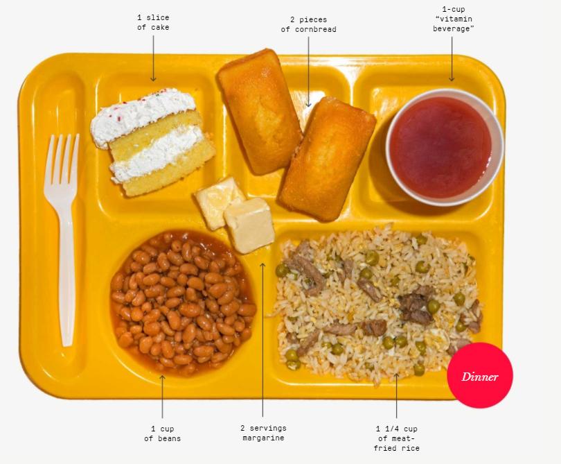 美国监狱伙食真实情况,美国监狱伙食有多好