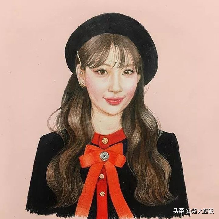 韩国高颜值小姐姐学了6年的绘画,却治愈了全网18万粉丝