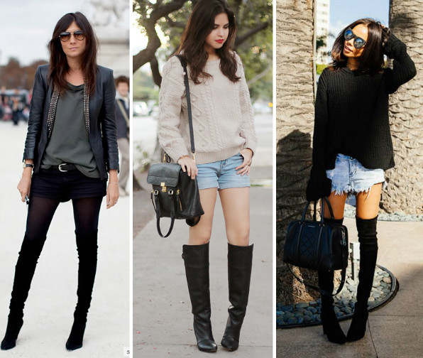 过膝靴冬天怎么搭配,过膝靴搭配什么颜色袜子