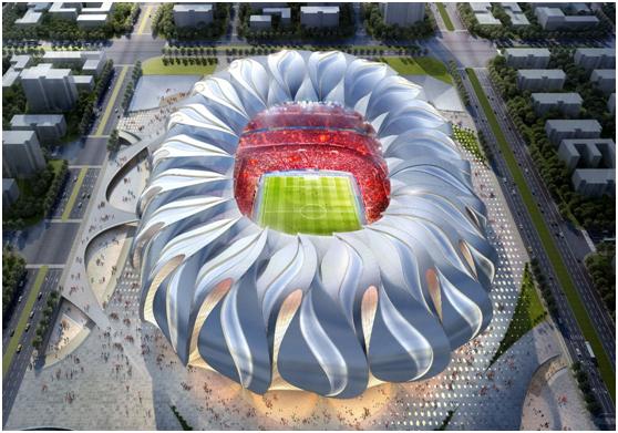 广州恒大荷花球场,吃喝玩乐一条龙风景