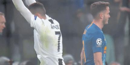 霸气c罗狂吼,c罗威武