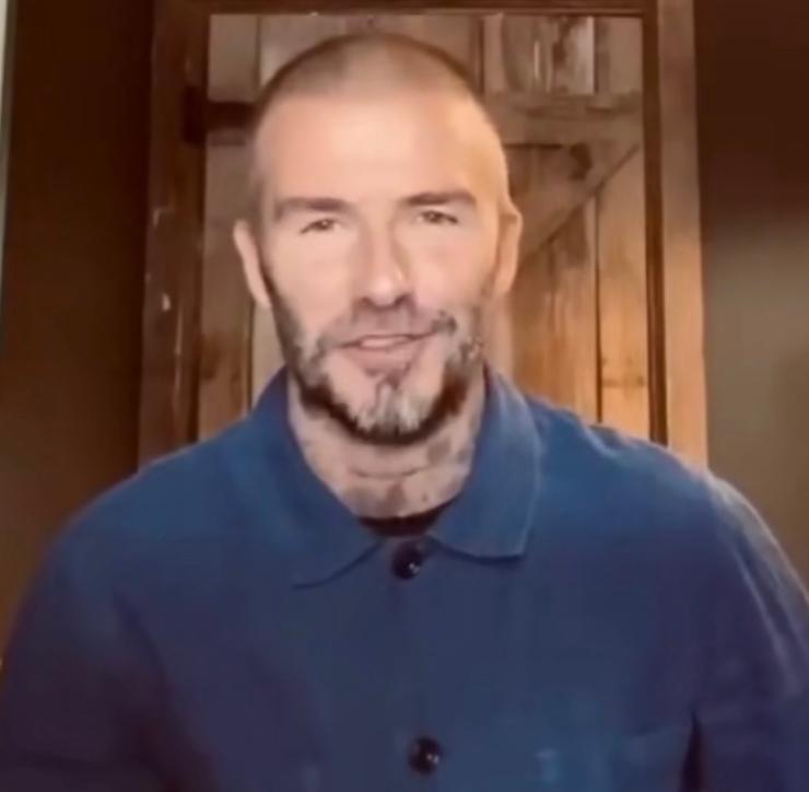 贝克汉姆给鹿晗礼物,贝克汉姆录视频为鹿晗庆生