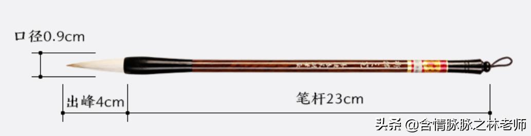 像钢笔一样的毛笔怎么选,顾建平老师教你如何挑选毛笔
