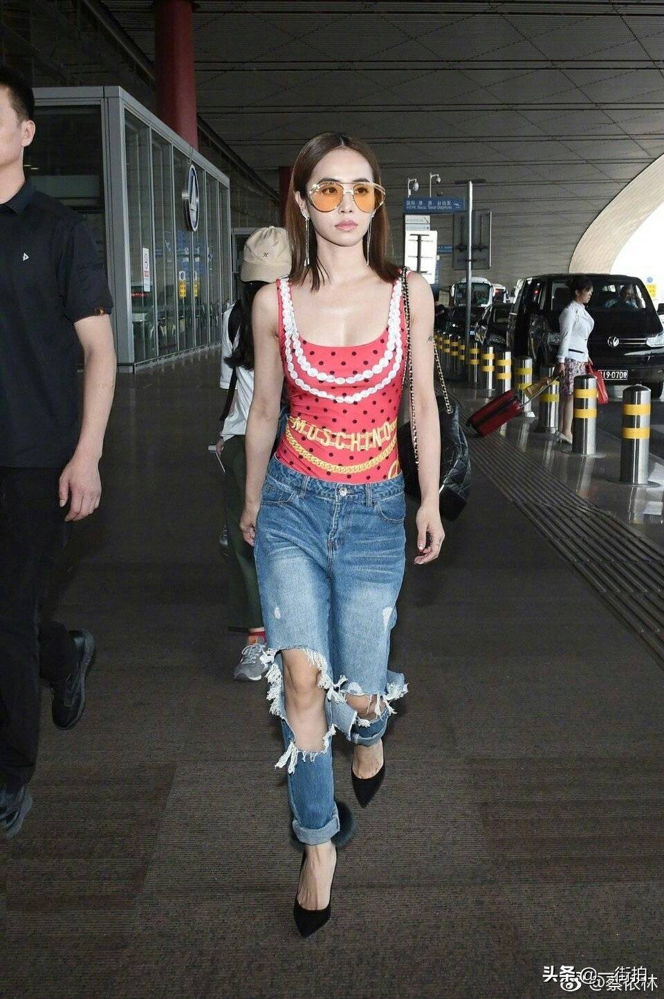 蔡依林惊艳高清大图,蔡依林彩色蕾丝裙