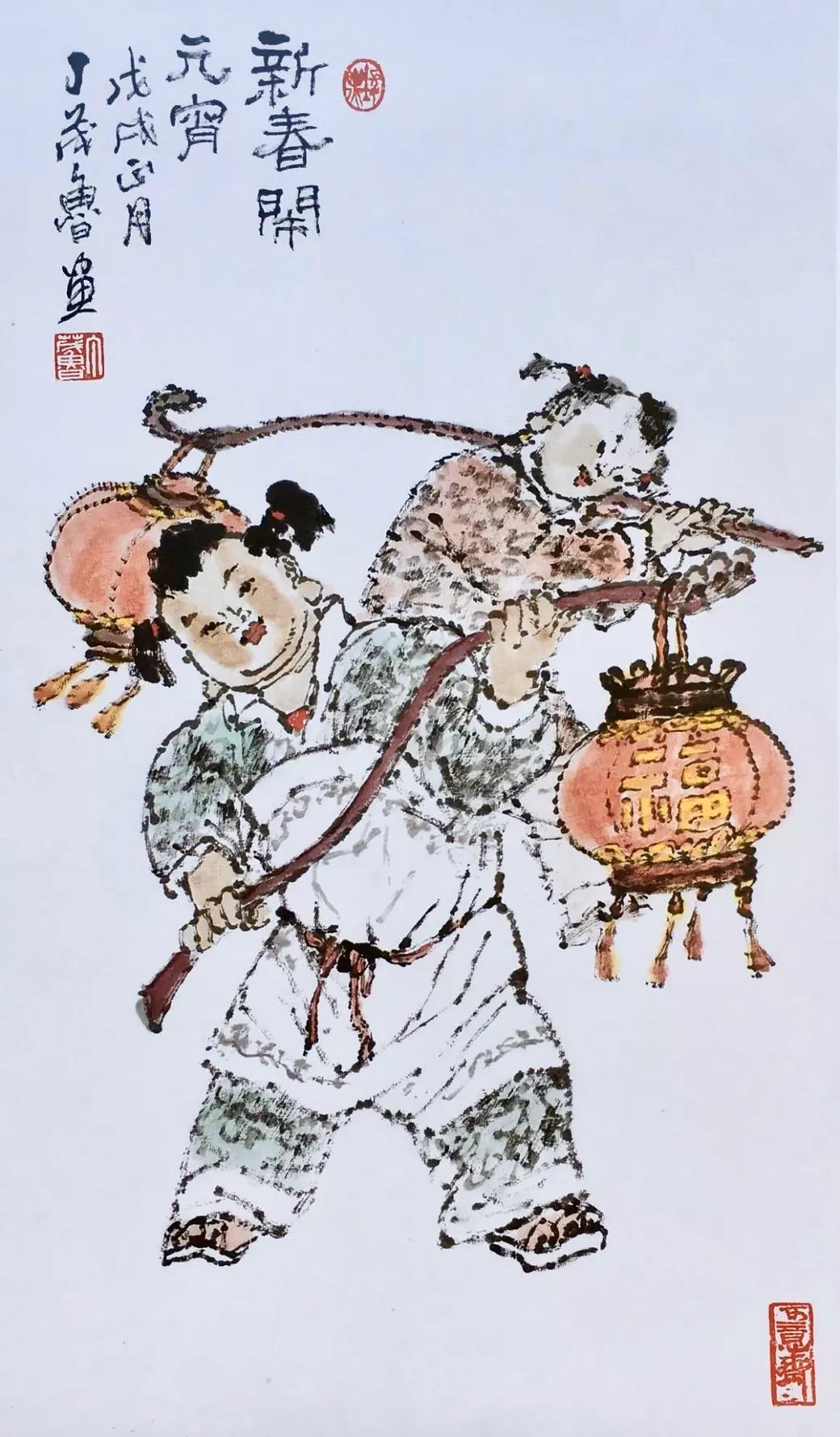 欣赏老画家水墨丹青,丁茂鲁书画作品欣赏