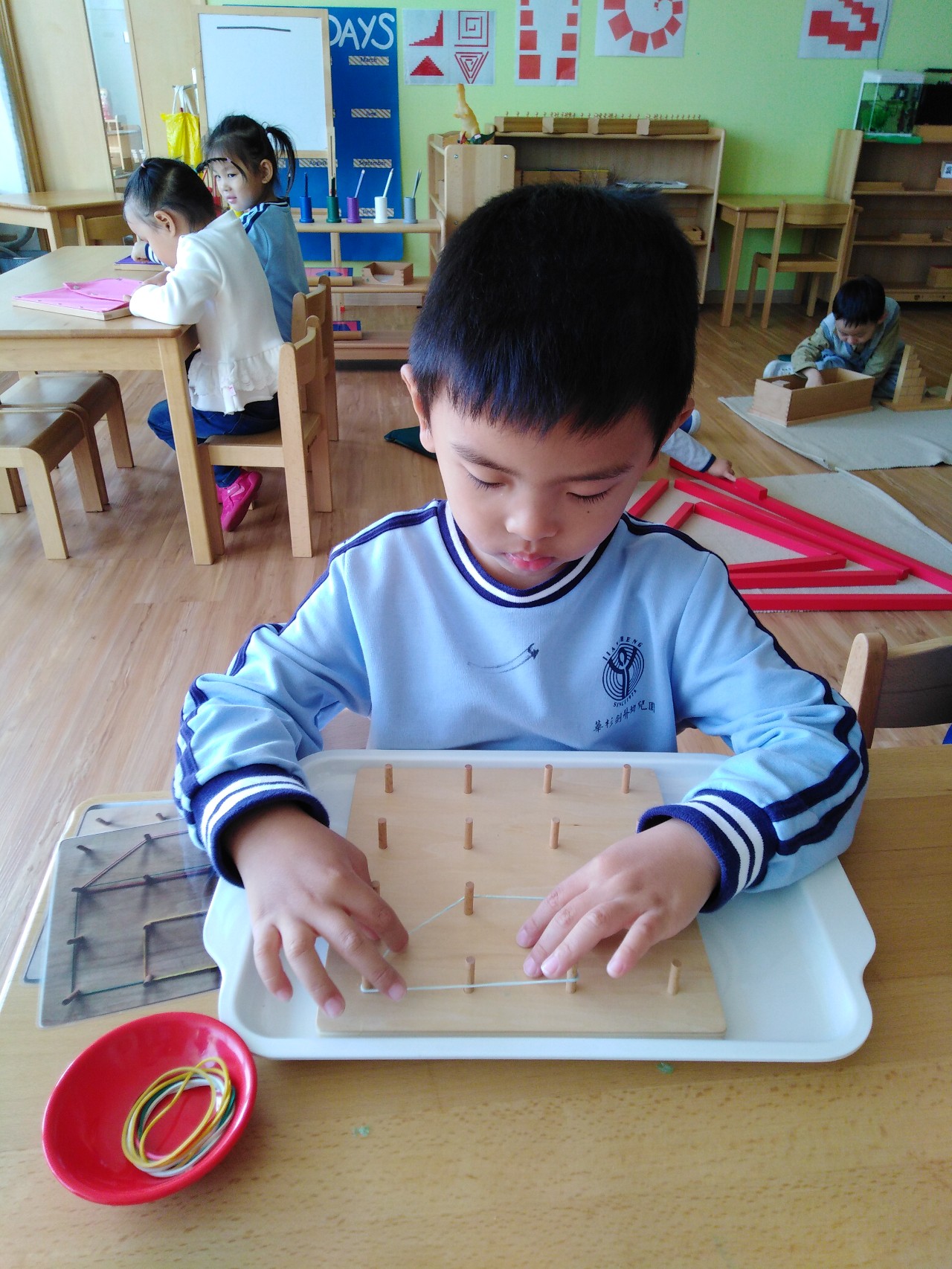 华杉学习方法,华杉幼儿园蒙氏教育