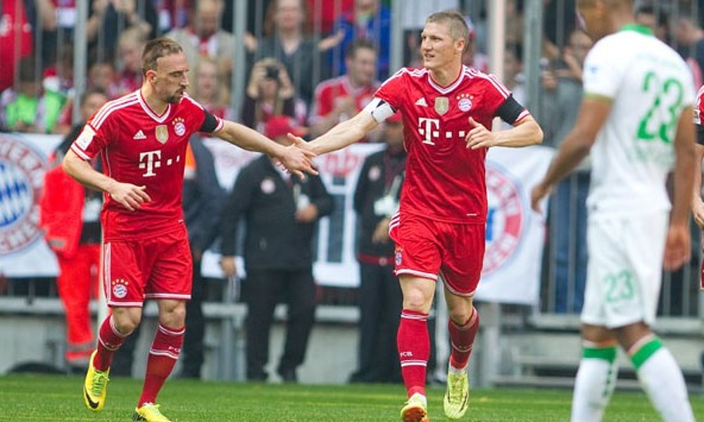 拜仁传奇施魏因施泰格,施魏因施泰格拜仁告别赛