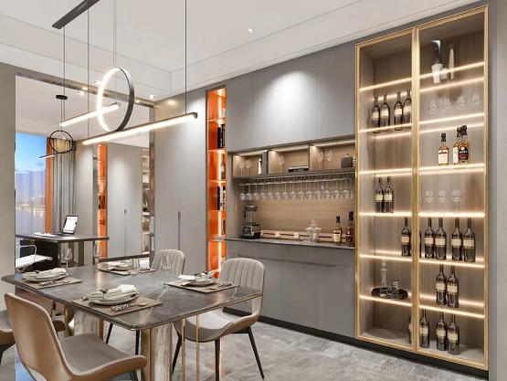 爱马仕橙搭配高级灰背景墙效果图,爱马仕橙搭配高级灰灯具怎么配