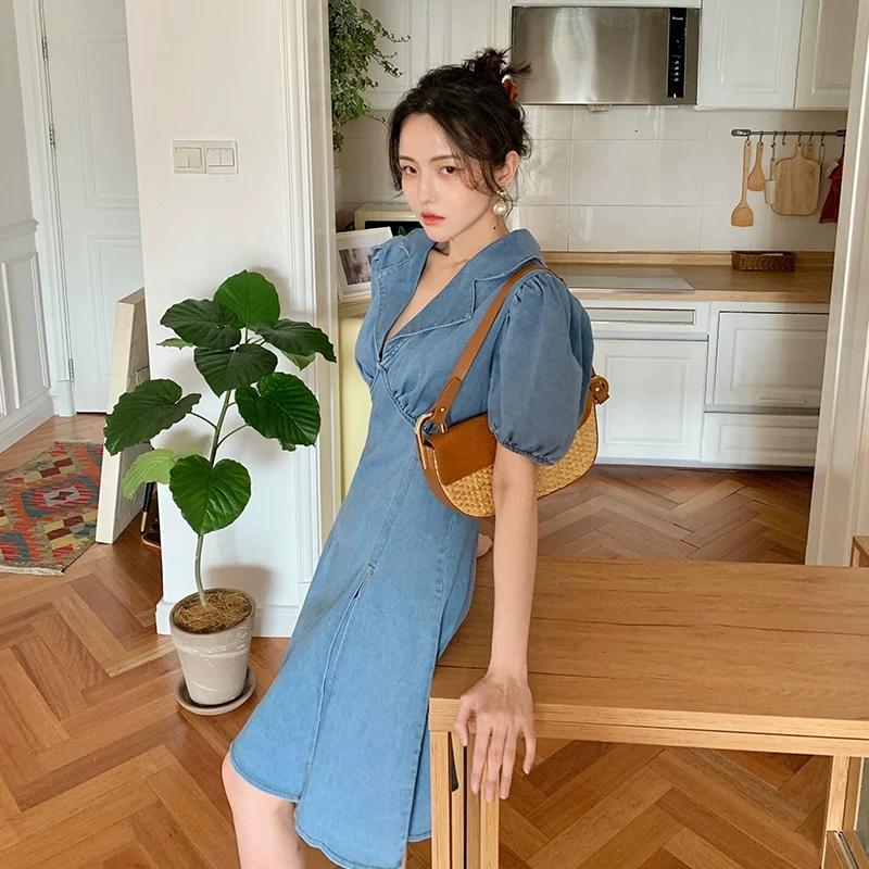 迪士尼联名甜美泡泡袖公主连衣裙,迪士尼泡泡袖连衣裙白色