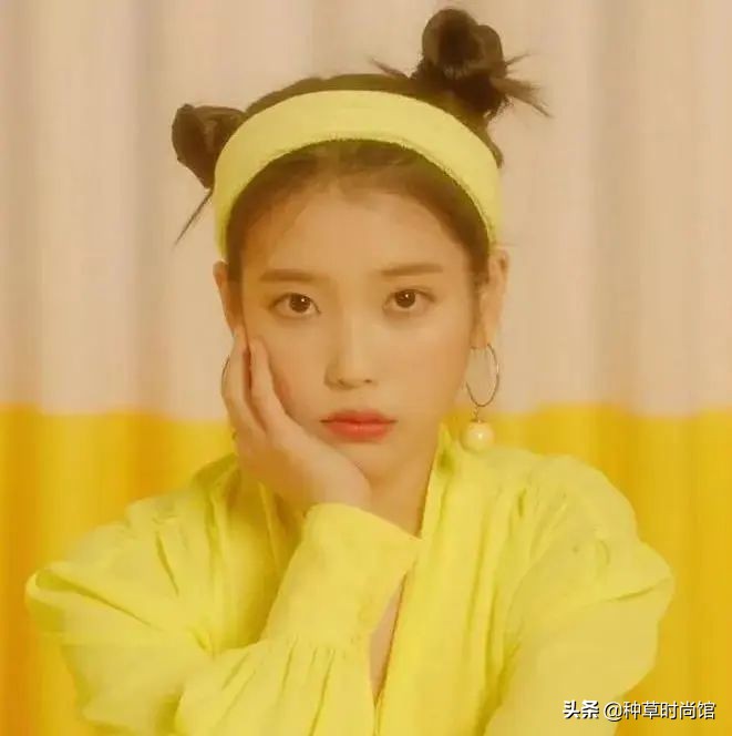 花瓣丸子头学生党蓬松,古风丸子头前额花瓣头饰