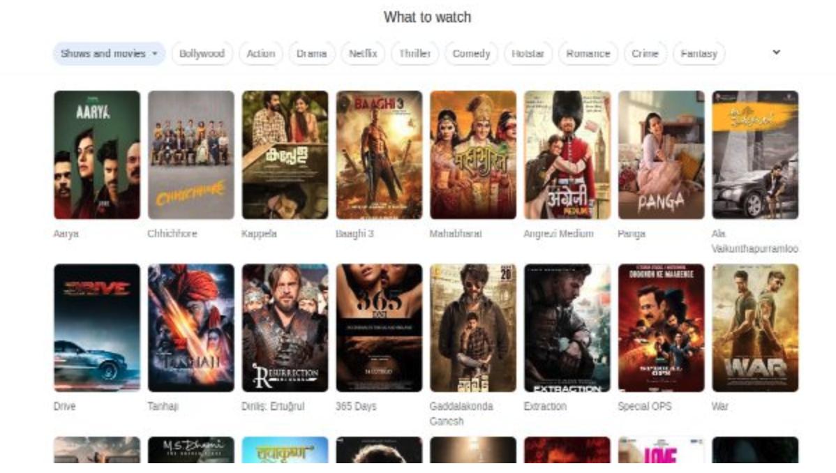 Google搜索引入了OTT检索功能，可轻松查找电视电影节目