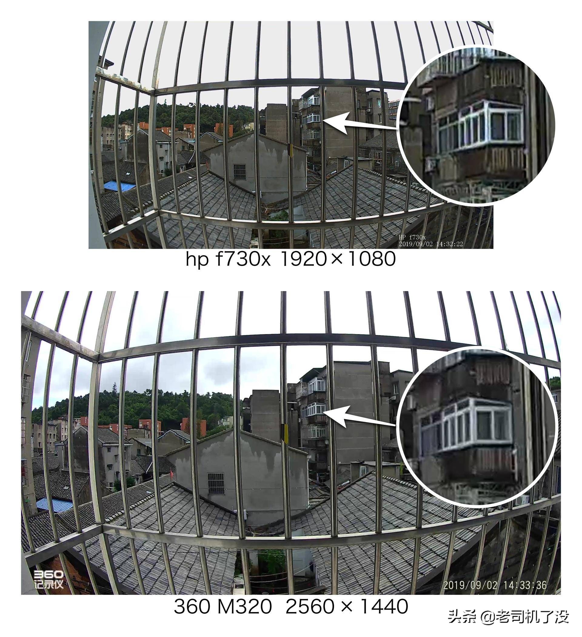 300元后视镜记录仪：惠普f730x对比360M320哪台是夜视黑马？