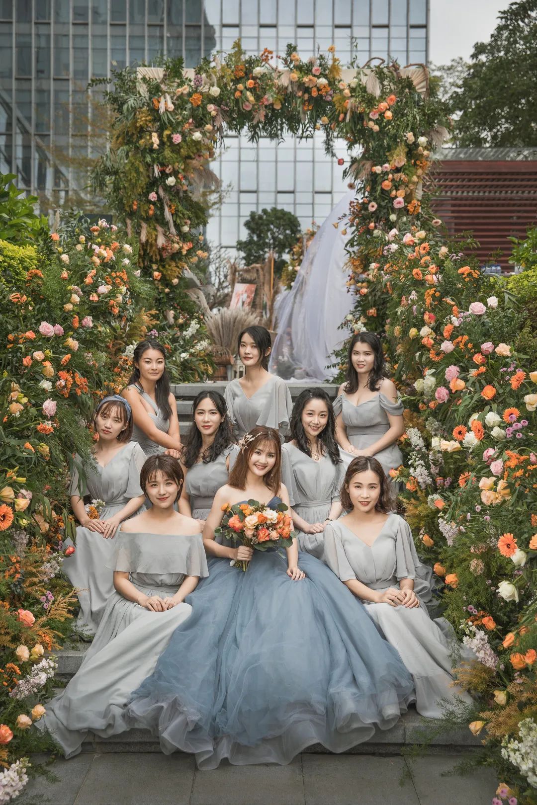 浪漫奢华草坪花园婚礼,充满爱意的婚礼