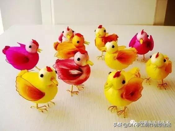 把彩色的*袜丝**套在铁圈上，最后竟然变得这么美（附教程）