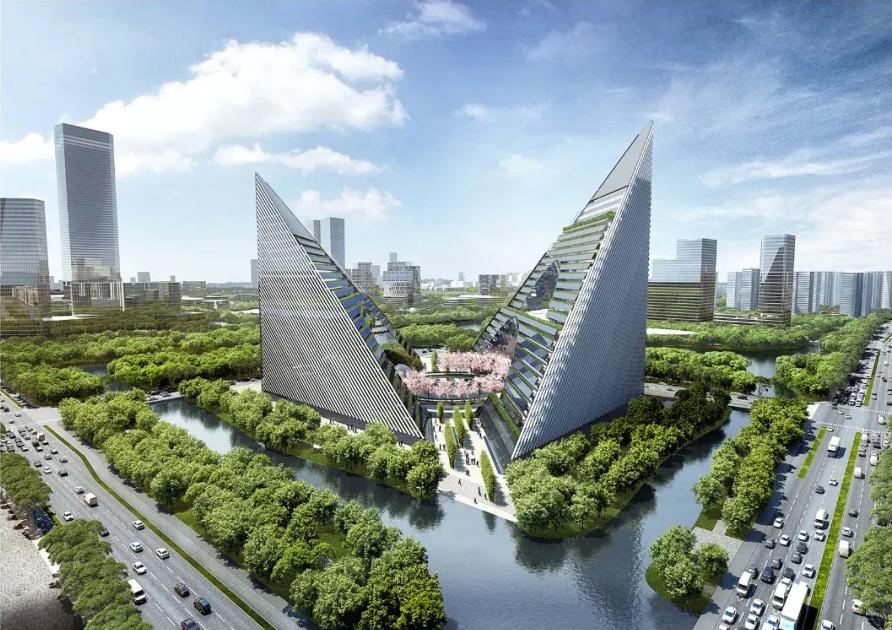 杭州vivooppo全球总部,vivo杭州总部大楼效果图