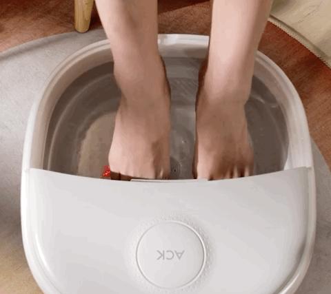 可折叠自动按摩足浴盆,折叠足浴按摩泡脚盆
