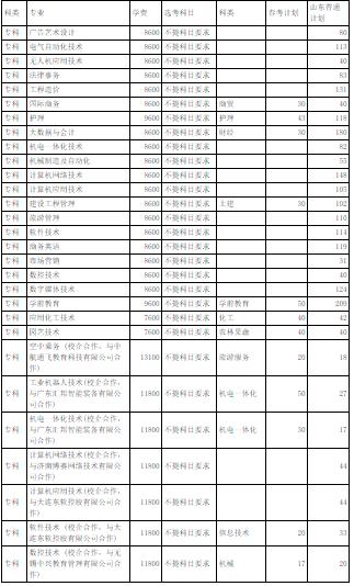 山东十大专科学校排名最好的专业,山东专科排名纯专科