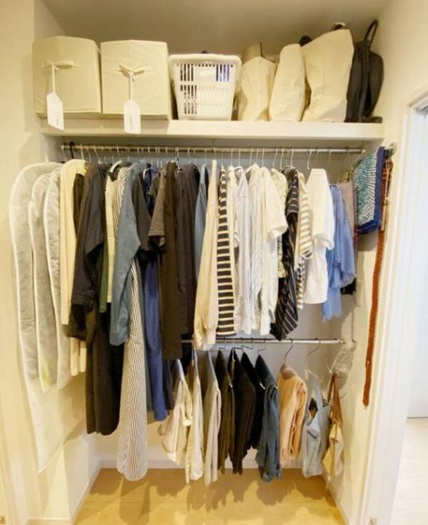 日系居家收纳技巧,房间小衣服多怎么收纳日本