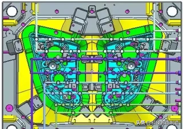 汽车灯壳模具设计,汽车大灯灯罩制作模具