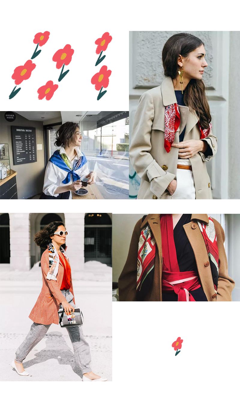 省买衣服钱了！18种丝巾系法，让你美翻整个春天！