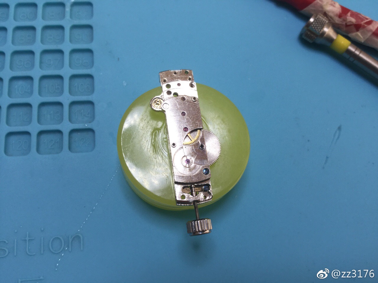 保养修复国产特殊单桥机芯手表