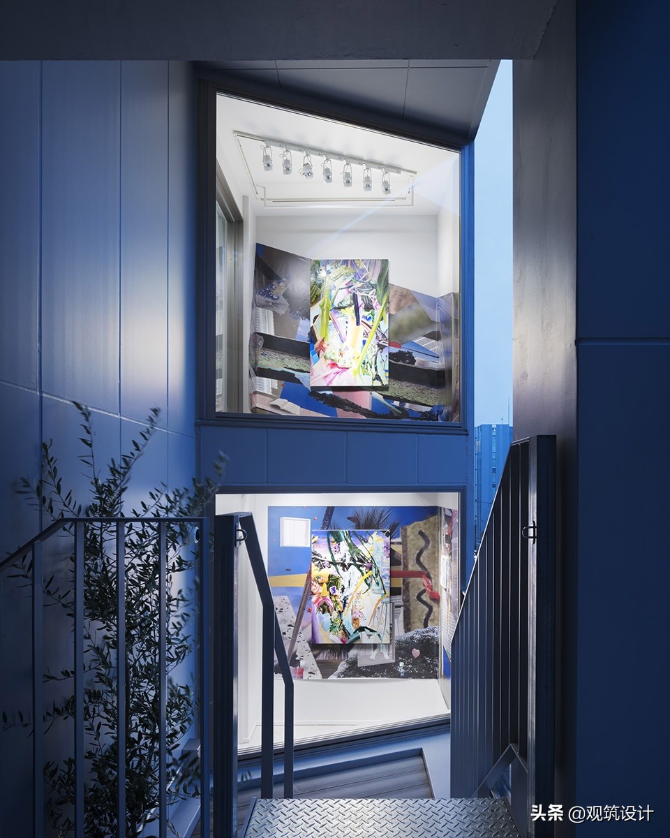 BnAAlterMuseum美术馆酒店，京都，艺术房间与垂直画廊