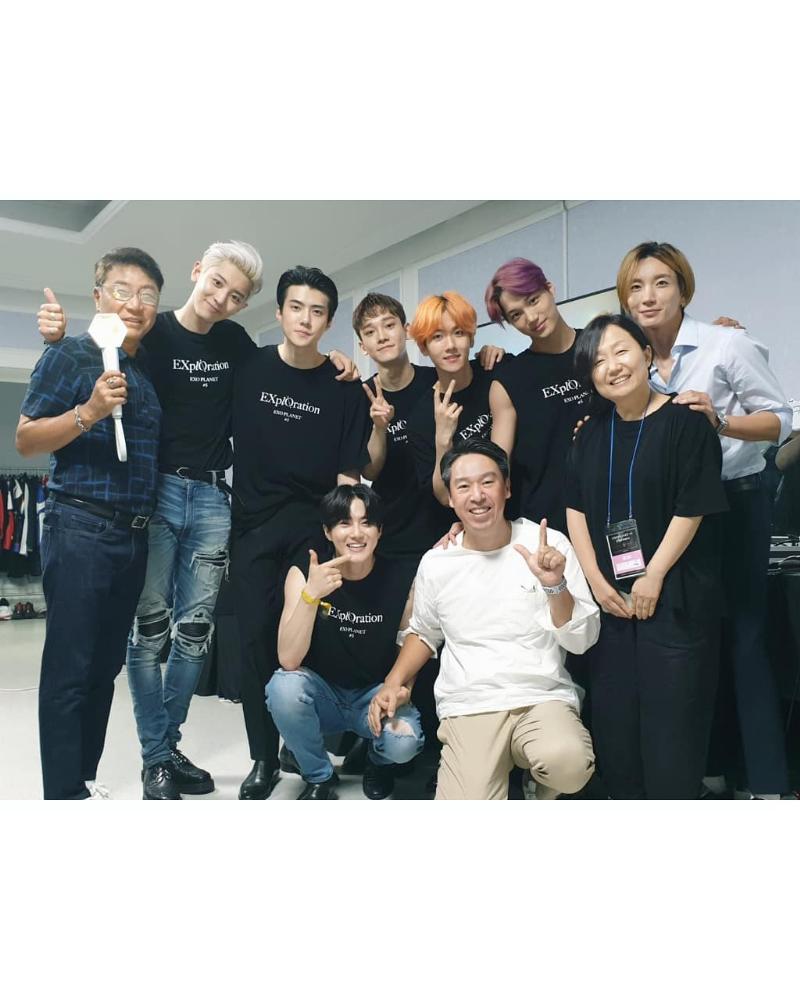 exoxiumin入伍前粉丝见面会成员们,exoxiumin入伍前见面会张艺兴