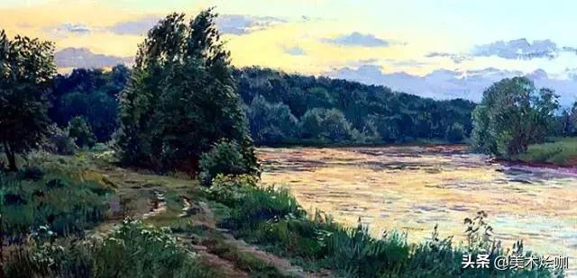 俄罗斯现代油画风景油画作品欣赏,可以让人美哭的风景