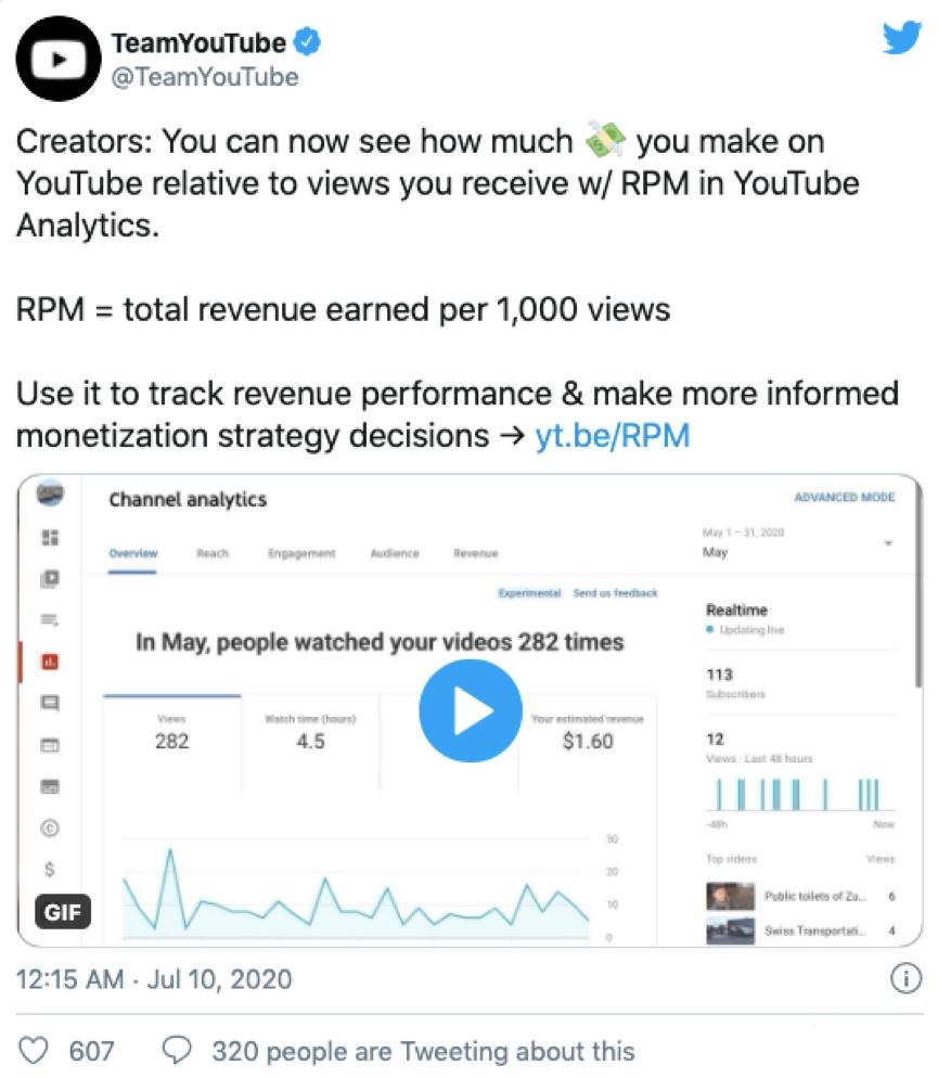 视频博主的收益是咋算的？YouTube终于公开了｜德外荐读