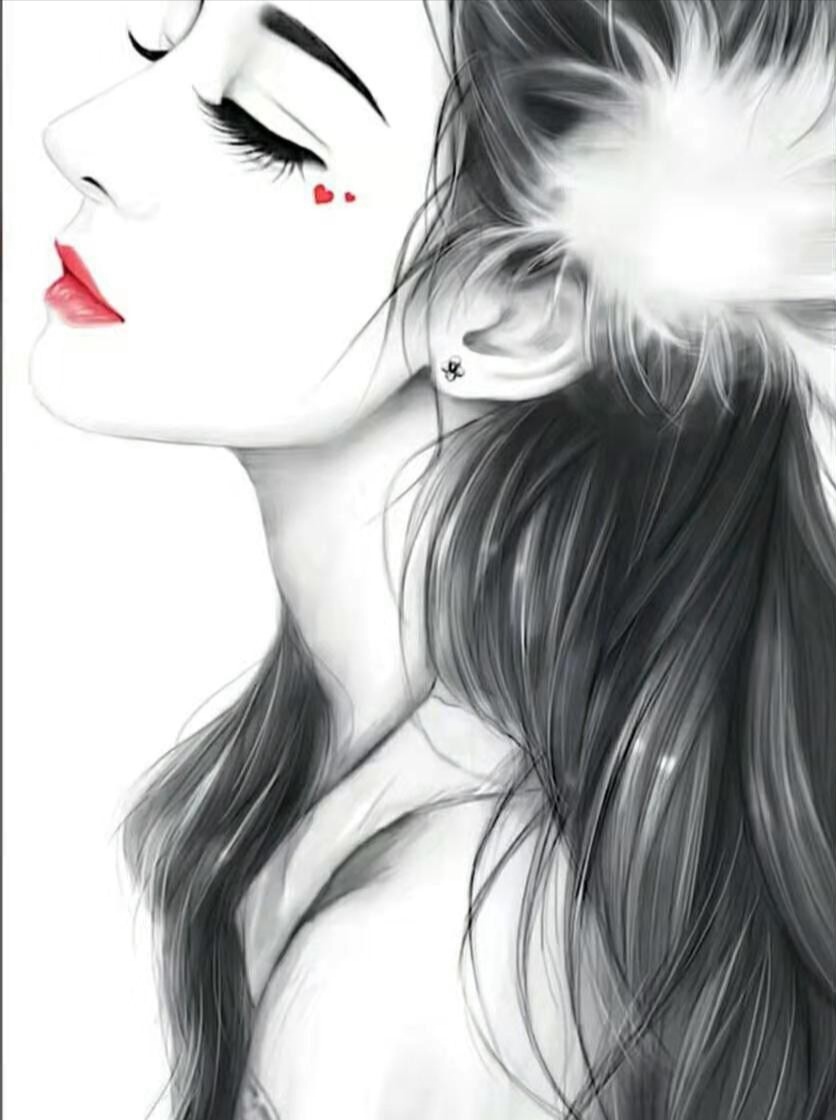 让人眼前一亮的黑白头像,拿图吱一声照片