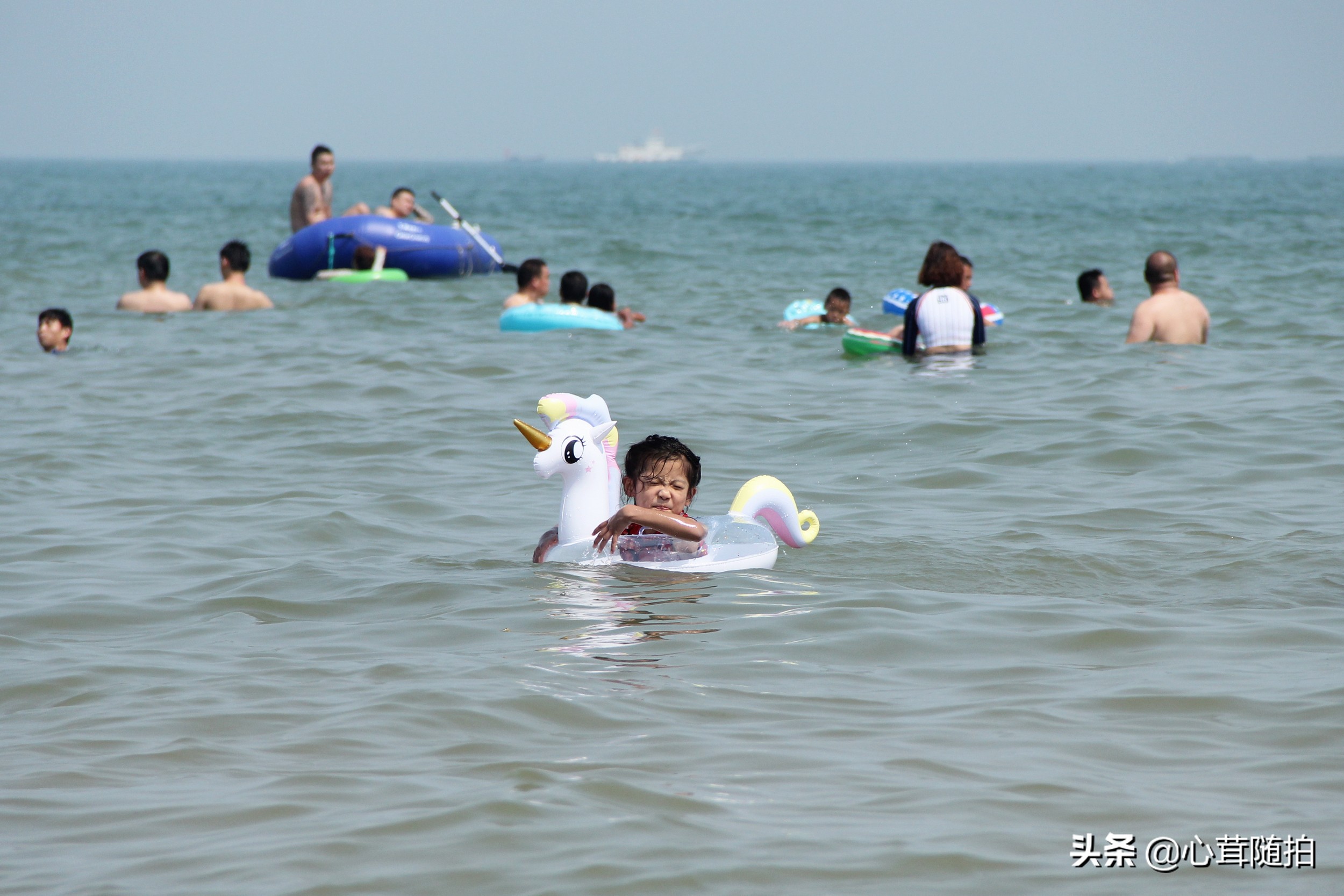 青岛市的金沙滩,金沙滩海边生活