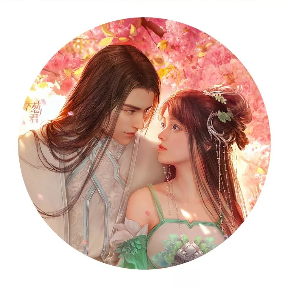 大佬画动漫人物仙气十足手绘,大佬画的古风图手绘